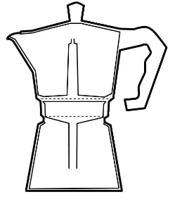 Moka Animation - قهوه جوش اسپرسوساز مدل 1 cup